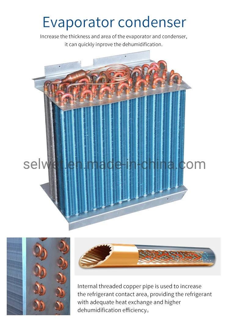 High Quality 210 Pints Dry Air Selwet Global Industrial Dehumidifier with CE with Competitive Price